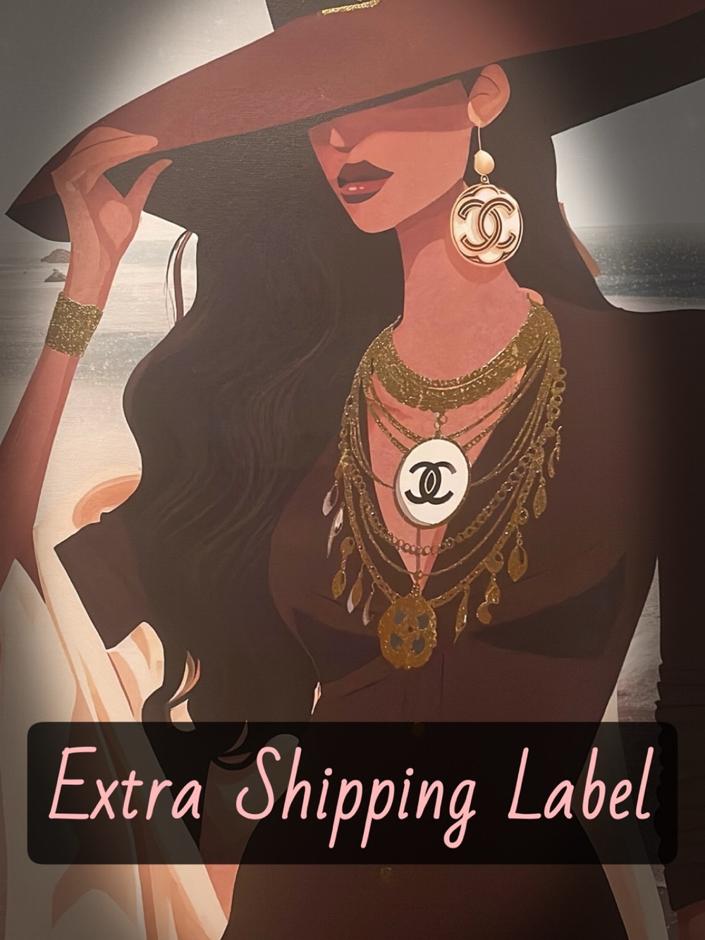 Over 5lbs Shipping Label 
$3